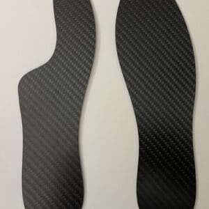 Rigid carbon fibre plates